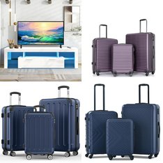 Pallet - 10 Pcs - Unsorted, Luggage, TV Stands, Wall Mounts & Entertainment Centers, Fans - Customer Returns - Travelhouse, Sunbee, UHOMEPRO, MWINGS