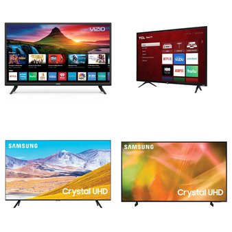 30 Pcs – LED/LCD TVs – Refurbished (GRADE C) – VIZIO, Samsung, Sony, TCL