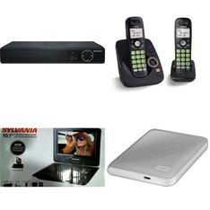 Pallet - 279 Pcs - Other, DVD & Blu-ray Players, In Ear Headphones, Cordless / Corded Phones - Customer Returns - SYLVANIA, VTECH, JBL, iTime
