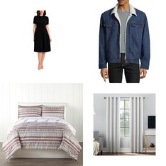 Pallet - 367 Pcs - T-Shirts, Polos, Sweaters & Cardigans, Curtains & Window Coverings, Rugs & Mats, Sheets, Pillowcases & Bed Skirts - Customer Returns - Unmanifested Apparel and Footwear, Sun Zero, Unmanifested Home, Window, and Rugs, Eclipse