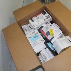 1 Parcel Box Box- 32 Pcs - Other - Customer Returns (Plug and Play Tested) - Motorola, Samsung, TCL, AT&T - Walmart