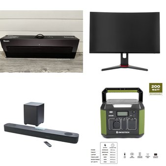 CLEARANCE! Pallet – 48 Pcs – Generators, Speakers, Humidifiers / De-Humidifiers, Monitors – Customer Returns – SWISS TECH, onn., Honeywell, Philips