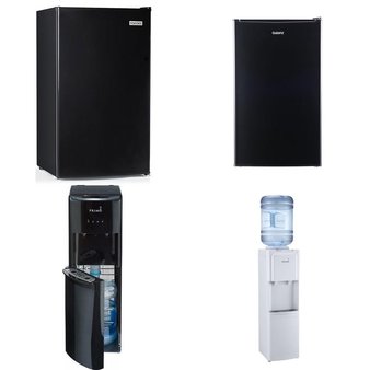 Pallet – 8 Pcs – Bar Refrigerators & Water Coolers, Refrigerators, Heaters – Customer Returns – Galanz, Igloo, Primo Water, Primo