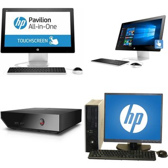 35 Pcs – Desktop Computers – Salvage – HP, DELL, ALIENWARE, ACER