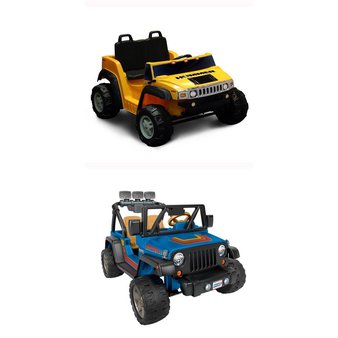Pallet – 2 Pcs – Vehicles – Customer Returns – Mattel, Golden Wheel – Fun Creation Inc. dba National Products Ltd. (Drop Ship Ordering Code)