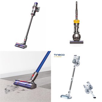 Pallet – 17 Pcs – Vacuums – Damaged / Missing Parts / Tested NOT WORKING – Shark, Dyson, Tineco, Bissell