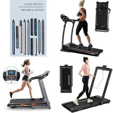 Pallet - 9 Pcs - Exercise & Fitness, Cycling & Bicycles, Unsorted, Books - Customer Returns - Naipo, GEARSTONE, White Press, MaxKare