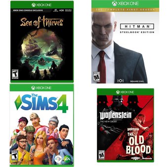 123 Pcs – Microsoft Video Games – New, Used – The Sims 4 (XBox One), Deadpool (Xbox 360), The Evil Within – Xbox One, Wolfenstein: The Two-Pack (Xbox One)