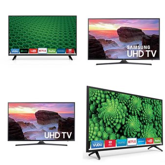 9 Pcs – LED/LCD TVs (28″ – 40″) – Refurbished (GRADE C) – VIZIO, Samsung, RCA