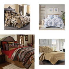 6 Pallets - 216 Pcs - Bedding Sets, Blankets, Throws & Quilts, Curtains & Window Coverings, Pillows - Like New or New Customer Returns - JC Penney