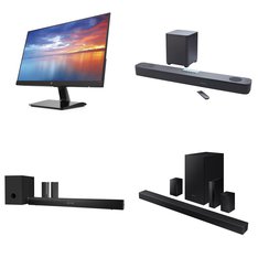 Pallet - 24 Pcs - Monitors, Speakers, Other - Customer Returns - HP, Onn, Samsung, Klipsch