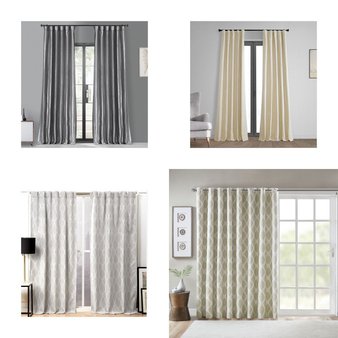 CLEARANCE! Pallet – 294 Pcs – Curtains & Window Coverings, Decor – Mixed Conditions – Fieldcrest, Eclipse, Sun Zero, Madison Park