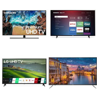 5 Pcs – LED/LCD TVs – Refurbished (GRADE C) – Samsung, MAGNAVOX, HITACHI, VIZIO