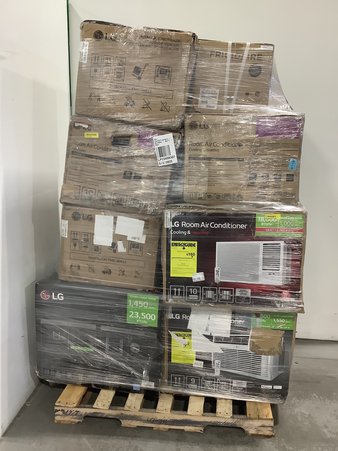 1 Pallets – 8 Pcs – Air Conditioners – Untested Customer Returns – Major Retailer