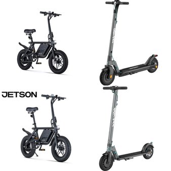 Pallet – 10 Pcs – Powered, Cycling & Bicycles, Camping & Hiking, Unsorted – Customer Returns – Jetson, GOTRAX, Razor, Razor Power Core