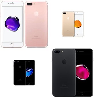 5 Pcs – Apple iPhone 7 Plus – Refurbished (GRADE A – Unlocked) – Models: MN4C2LL/A, MNQK2LL/A, 3C368LL/A, MN4D2LL/A