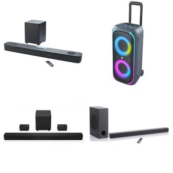 Pallet – 22 Pcs – Speakers, Portable Speakers, Accessories, CD Players, Turntables – Customer Returns – onn., VIZIO, Ion, Onn