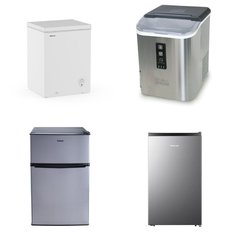 Pallet – 9 Pcs – Bar Refrigerators & Water Coolers, Ice Makers, Refrigerators, Freezers – Customer Returns – HISENSE, Galanz, Personal Chiller