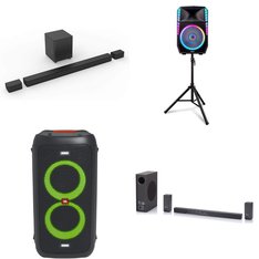 Pallet – 22 Pcs – Speakers, Portable Speakers – Customer Returns – Onn, JBL, onn., ION Total