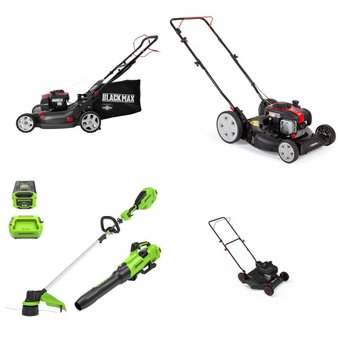 12 Pallets – 156 Pcs – Trimmers & Edgers, Mowers, Other, Accessories – Customer Returns – Hyper Tough, Garden Accents, Ozark Trail, Mm