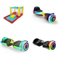 CLEARANCE! 1 Pallet - 43 Pcs - Powered, Vehicles, Trains & RC, Water Guns & Foam Blasters, Action Figures - Customer Returns - Jetson, New Bright, Adventure Force, Hover-1