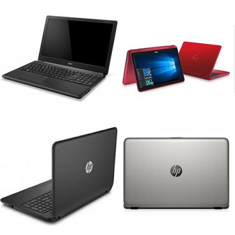36 Pcs – Laptop Computers – Refurbished (GRADE B) – HP, DELL, ACER