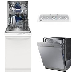 4 Pcs - Dishwashers, Laundry - Used - Maytag, Frigidaire, GE, Samsung