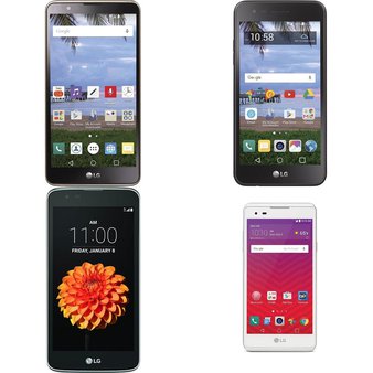 100 Pcs – LG Smartphones – Tested Not Working – Models: STLGL82VCPWP, K330, STLGL58VCP, LGLS676AVB