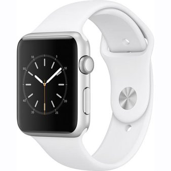 10 Pcs – Apple Watch Gen 2 Series 1 42mm Silver Aluminum – White Sport Band MNNL2LL/A – Refurbished (GRADE A – Original Box)