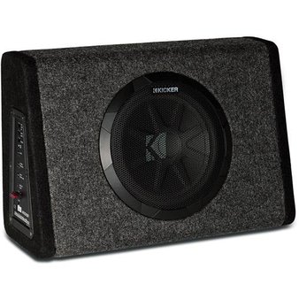 CLEARANCE! 157 Pcs – Refurbished Kicker PT250 10″ Subwoofer with Built-In 100W Amplifier (GRADE A, GRADE B)