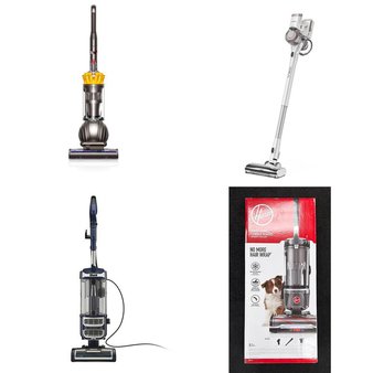 Pallet – 33 Pcs – Vacuums, Power – Damaged / Missing Parts / Tested NOT WORKING – Tineco, Shark, Hoover, Schumacher