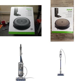 Pallet – 16 Pcs – Vacuums – Damaged / Missing Parts / Tested NOT WORKING – Dyson, Shark, iRobot, Bissell