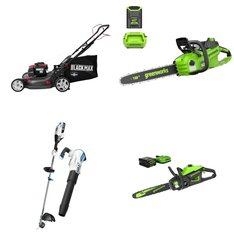 6 Pallets - 68 Pcs - Mowers, Trimmers & Edgers, Hedge Clippers & Chainsaws, Other - Customer Returns - Hyper Tough, Mm, GreenWorks, Ozark Trail