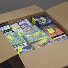 1 Parcel Box - 85 Pcs - Ink, Toner, Accessories & Supplies, DVD Discs, Cases - NEW/SEALED Products - Walmart