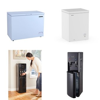 Pallet – 6 Pcs – Freezers, Bar Refrigerators & Water Coolers – Customer Returns – Primo, Frigidaire, HISENSE