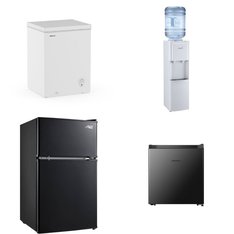 Pallet - 5 Pcs - Freezers, Bar Refrigerators & Water Coolers - Customer Returns - HISENSE, Primo Water, Arctic King