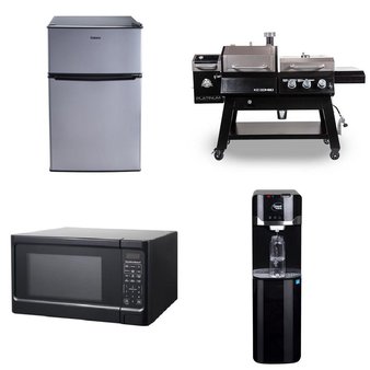 Friday Deals! 3 Pallets – 21 Pcs – Bar Refrigerators & Water Coolers, Microwaves, Griddles & Skillets, Food Processors, Blenders, Mixers & Ice Cream Makers – Customer Returns – Galanz, Hamilton Beach, Great Value