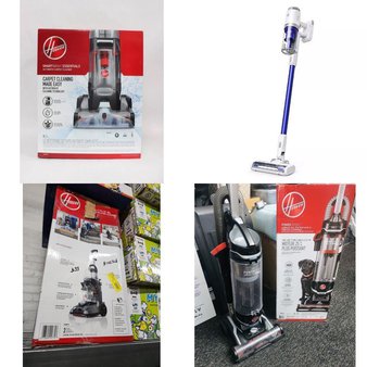 Pallet – 16 Pcs – Vacuums, Accessories – Customer Returns – Hoover, Dirt Devil, Hart, Scosche