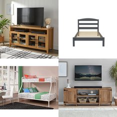 Pallet - 16 Pcs - TV Stands, Wall Mounts & Entertainment Centers, Office, Bedroom, Kitchen & Dining - Overstock - Mainstays, Better Homes & Gardens