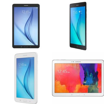 23 Pcs – Samsung Galaxy Tablets – Refurbished (GRADE C) – Models: SM-T560NZKUXAR, SM-T113NDWGXAR, SM-T280NZKAXAR, SM-T550NZAAXAR