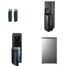 6 Pallets - 47 Pcs - Bar Refrigerators & Water Coolers, Freezers, Refrigerators, Humidifiers / De-Humidifiers - Customer Returns - Primo Water, HISENSE, Primo, Igloo