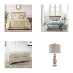 3 Pallets - 343 Pcs - Curtains & Window Coverings, Decor, Sheets, Pillowcases & Bed Skirts, Blankets, Throws & Quilts - Like New or New Customer Returns - JC Penney