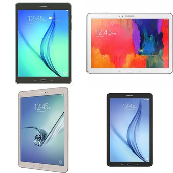 59 Pcs – Samsung Galaxy Tablets – Refurbished (GRADE C) – Models: SM-T560NZKUXAR, SM-T550NZAAXAR, SM-T280NZKAXAR, SM-T350NZAAXAR