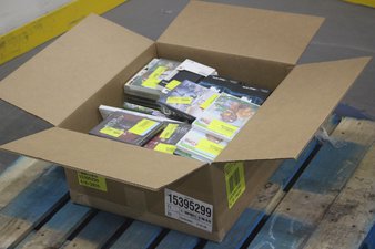 1 Parcel Box – 125 Pcs – DVD Discs, Cases – NEW/SEALED Products – Walmart