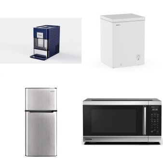 Pallet – 8 Pcs – Freezers, Drip Brewers / Perculators, Refrigerators, Microwaves – Overstock – Frigidaire, Mr. Coffee