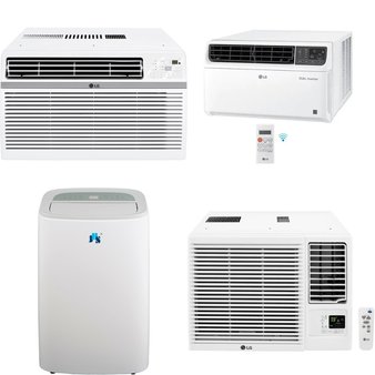 2 Pallets – 19 Pcs – Air Conditioners – Mixed Conditions – LG, JHS, Aeric, Freonic