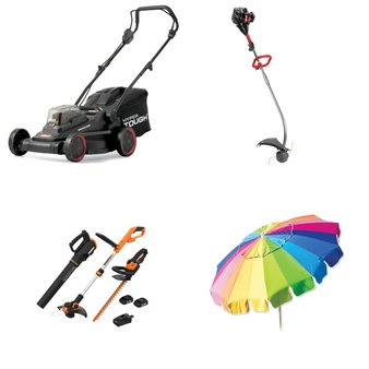 Pallet – 13 Pcs – Trimmers & Edgers, Mowers, Pools & Water Fun, Unsorted – Customer Returns – Hyper Tough, Honeystore, Worx