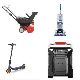 Pallet – 17 Pcs – Vacuums, Portable Speakers, Powered, Power Tools – Customer Returns – Hoover, Monster, Segway, Jetson