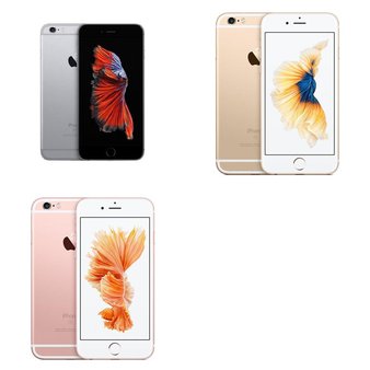 5 Pcs – Apple iPhone 6S – Refurbished (GRADE B – Unlocked) – Models: MN1E2LL/A, 3A511LL/A, 3A510LL/A