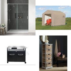 CLEARANCE! Pallet – 18 Pcs – Kitchen & Dining, Patio & Outdoor Lighting / Decor, Bedroom, Humidifiers / De-Humidifiers – Customer Returns – ShelterLogic, Primo, UNBRANDED, General Electric